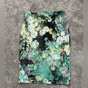 New York & Company Floral Skirt